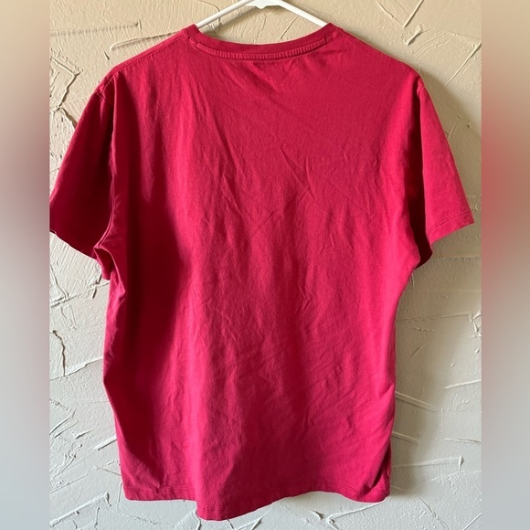 Armani Exchange NWOT Mens Red Tee Shirt Size L Cotton Soft - Picture 3 of 7